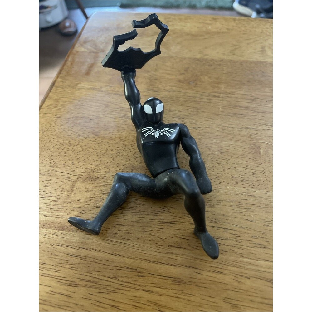 MCDONALD'S HAPPY MEAL TOY 2009 BLACK SPIDER-MAN W/ RETRACTABLE WEB